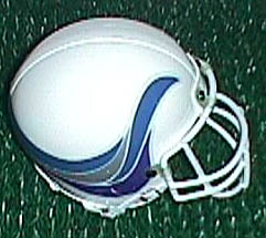USFL Game Used Jacksonville Bulls Helmet